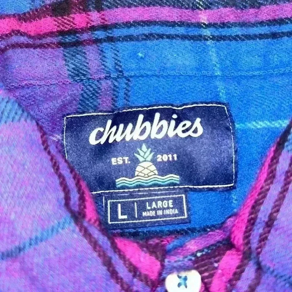 Chubbies The Wood You Could You Brushed Flannel - Picture 6 of 8